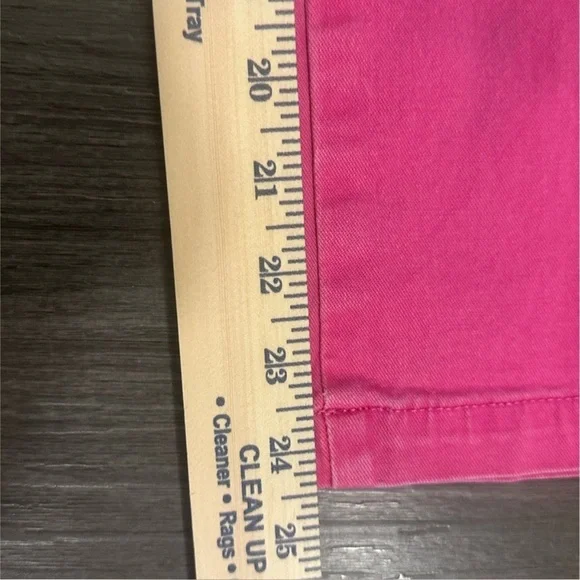 J.Crew Slim Wide Leg Crop Pant Hot Pink Size 27 - Picture 6 of 7